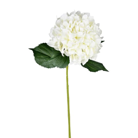 FD190411 33 in. Artificial Hydrangea Floral Spray, White - Pack of 2